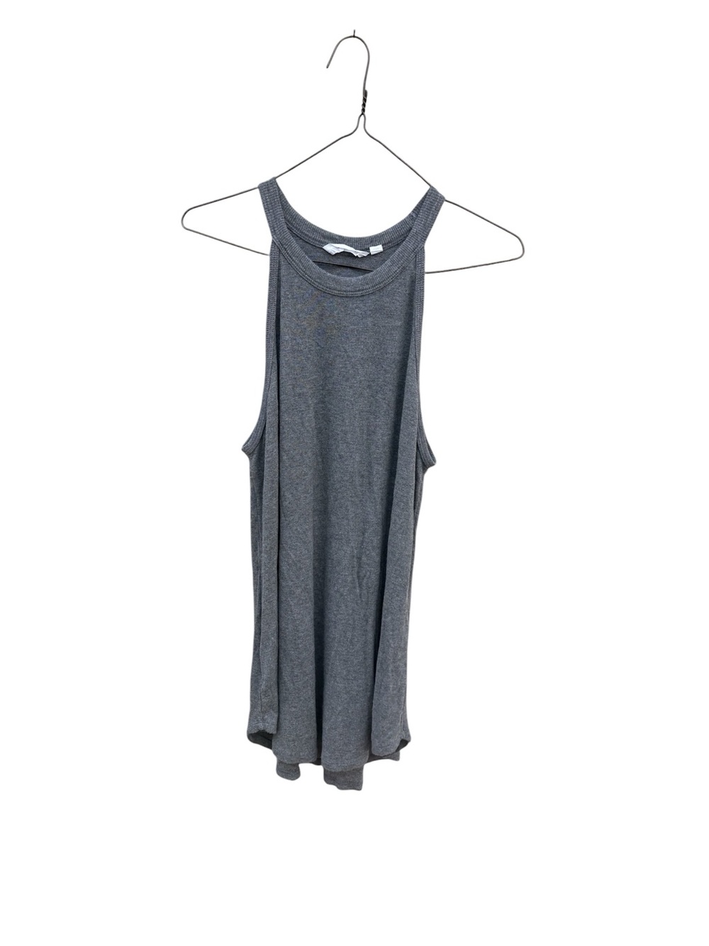 ATHLETA Grey Ribbed High Neck Tunic Tank - Picture 1 of 4